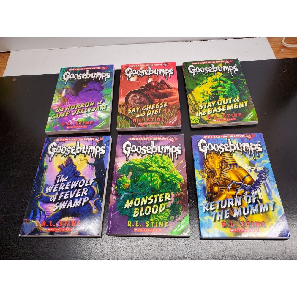Lot of 6 Goosebumps Books by‎ R.L. Stine